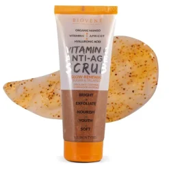 Vitamin C Anti-Age Scrub Glow Renewal Organic Mango Sugar & Talasso Body Exfoliator 250ml