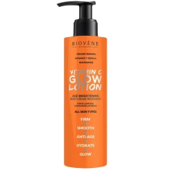 Vitamin C Glow Lotion Age-Brightening Organic Banana Body Cream 200ml