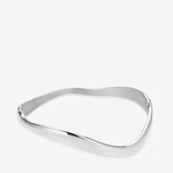 Wavy Bracelet Steel 17,5cm