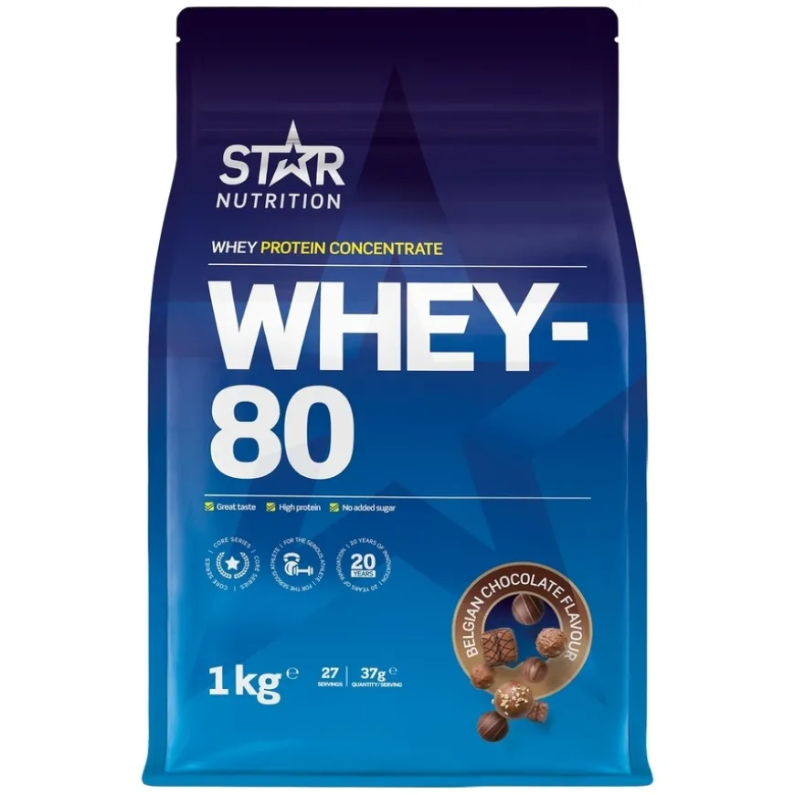 Whey-80 Belgian Chocolate 1000g