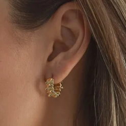 Wild Chunky Texture Hoop Earrings