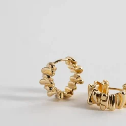 Wild Chunky Texture Hoop Earrings