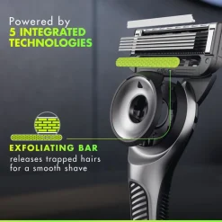 with Exfoliating Bar Razor Magnetic Stand 1pcs