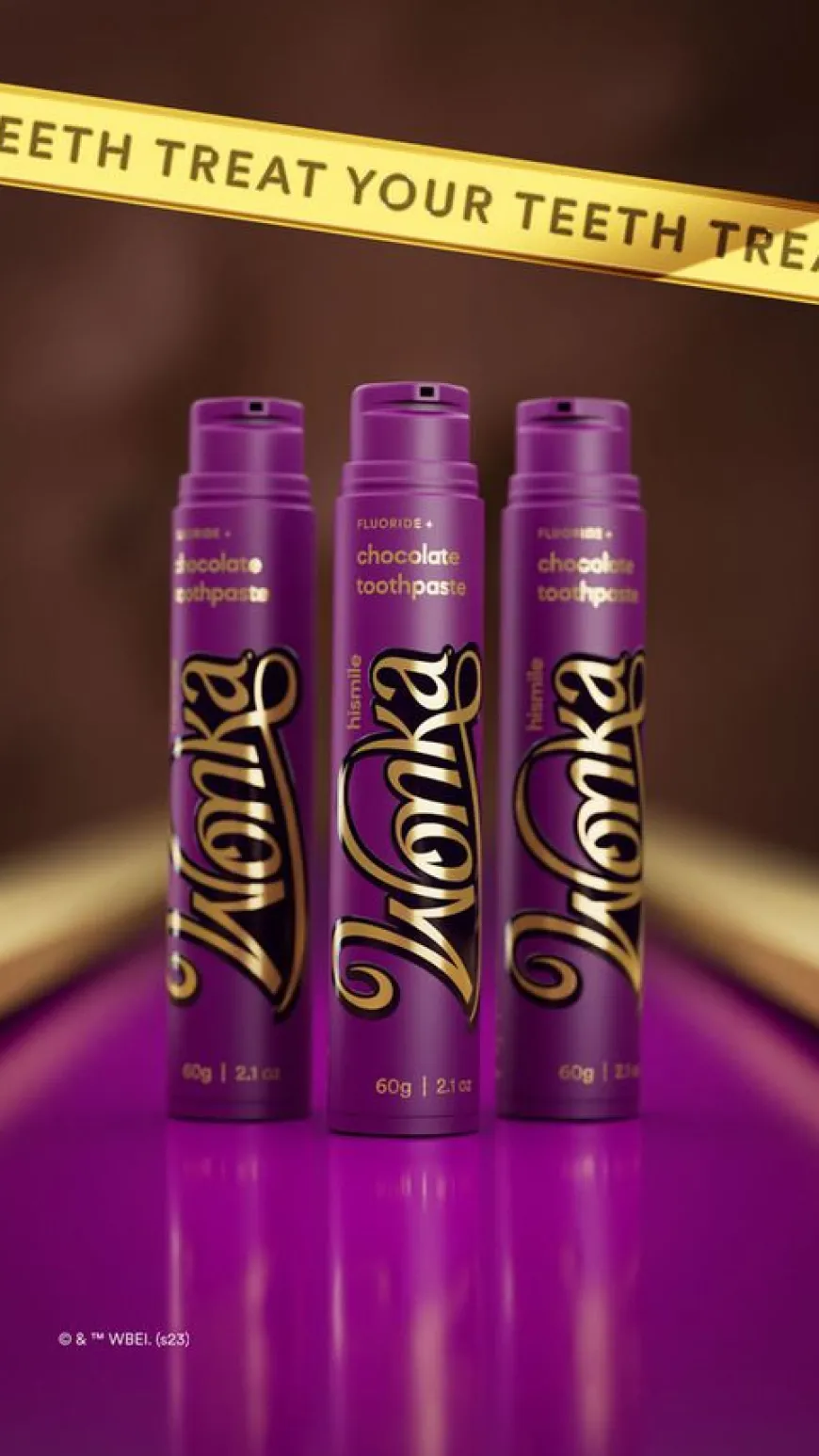 Wonka Chocolate Toothpaste