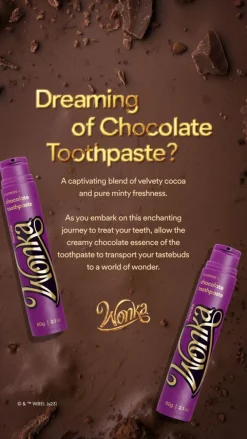Wonka Chocolate Toothpaste