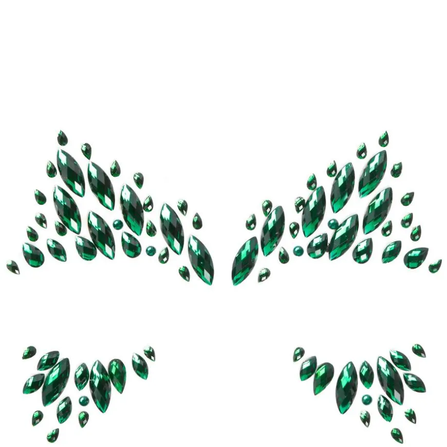 x DC Poison Ivy Face Gems