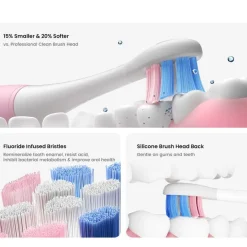 X Kids Smart Sonic Electric Toothbrush Black