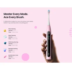 X Kids Smart Sonic Electric Toothbrush Pink