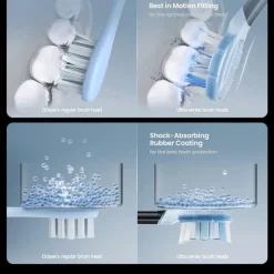 X Pro 20 Wifi Smart Sonic Electric Toothbrush White & Black Duo