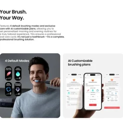 X Pro 20 Wifi Smart Sonic Electric Toothbrush White