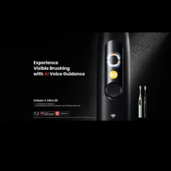 X Ultra 20 Wifi Smart Sonic Electric Toothbrush Black