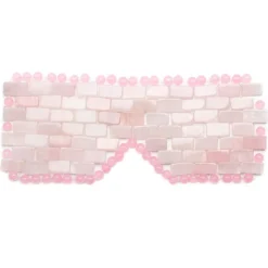 Øyemaske- luksuriøs og håndlaget i Rosenkvarts