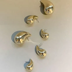 Yenni Ear Medium Plain Gold