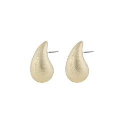Yenni Matt Mini Earring Plain Gold Onesize