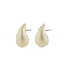 Yenni Matt Small Earring Plain Gold Onesize