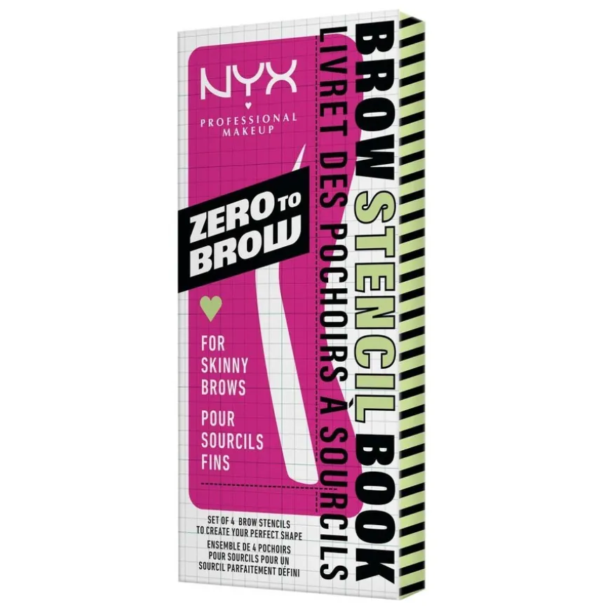 Zero To Brow Stencil For Skinny Brows